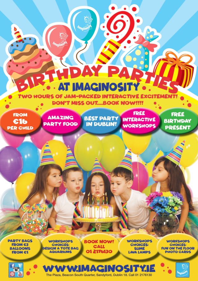 Birthday Parties at Imaginosity Dublin - DaySOut.ie - Seasonal days out ...